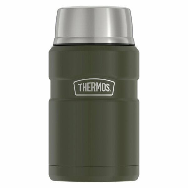 Thermos 24-Oz. Stainless King Vacuum-Insulated Food Jar Army Green SK3020AGTRI4